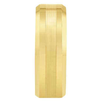 Tungsten Comfort™ 8MM Tungsten Yellow Ion Plated Band