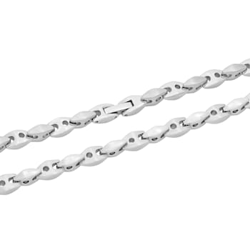 Stainless Steel 3.5MM Mariner Link Chain Necklace