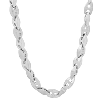 Stainless Steel 3.5MM Mariner Link Chain Necklace
