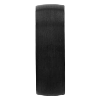 Black and Rose IP Tungsten & Black Sapphire Band