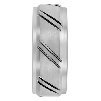 Tungsten Comfort™ Tungsten Black & Blue Carbon Fiber Band