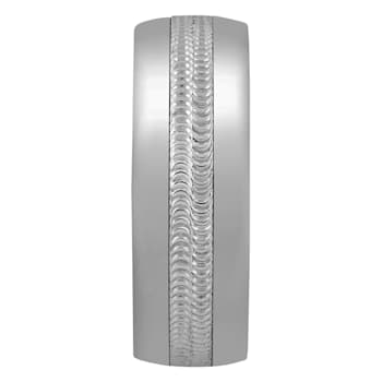 Tungsten Comfort™ Tungsten 8MM Textured Center Band