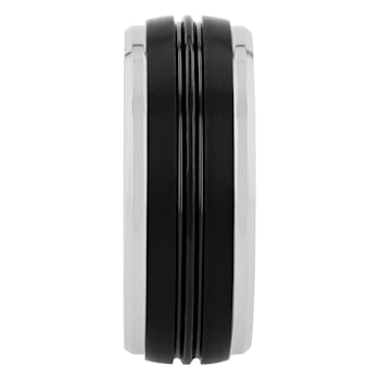 Tungsten Comfort™ Two-Tone Tungsten 9MM Grooved Band