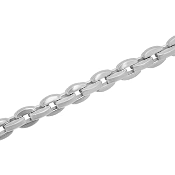 Stainless Steel Oval Link Bracelet