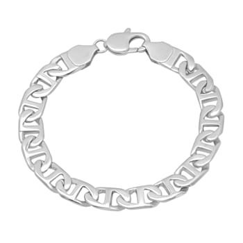 Stainless Steel Mariner Link Chain Necklace and Bracelet Set