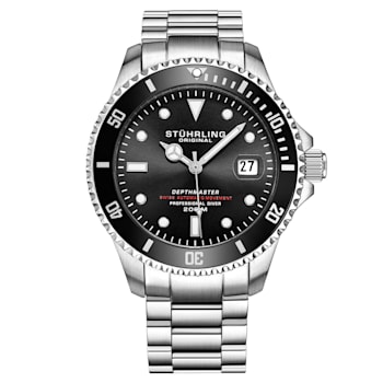 Men's Swiss Automatic Dive Watch Stainless Steel Black Dial Luminescent
Rotating Bezel