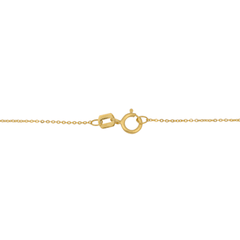 14k Yellow Gold Heart Necklace (18 inches) | Minimalist Jewelry