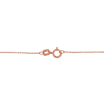 14k Rose Gold Heart Necklace (18 inches) | Minimalist Jewelry