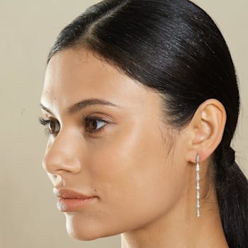 Long Mogul Diamond Earrings