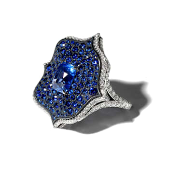Sapphire & Diamond Ring