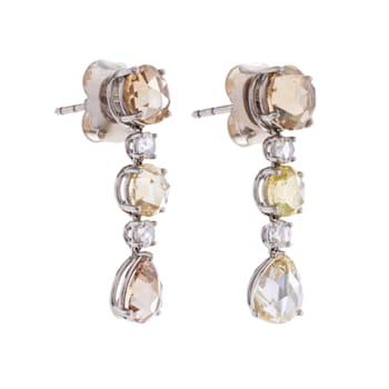 Multi-Colored Diamond Earrings