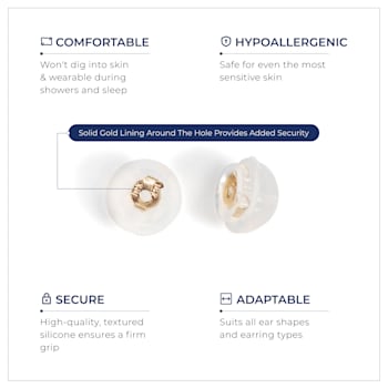 LUXGEM 14K Yellow Gold Bezel Round Cut Studs | 0.5 Carat Cubic Zirconia