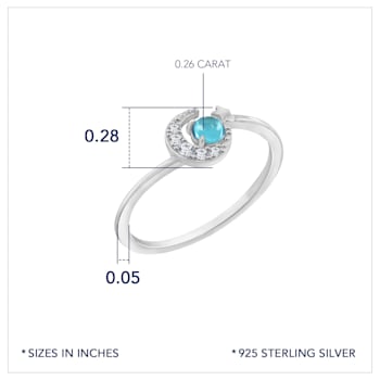J'ADMIRE Platinum 950 Over Sterling Silver Mercury Ring