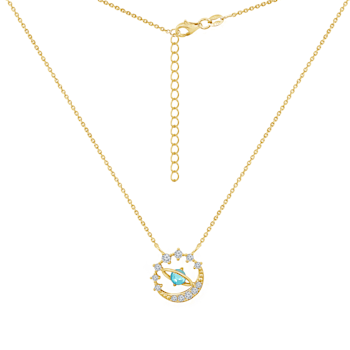 J'ADMIRE Galaxy Planet Mercury Necklace