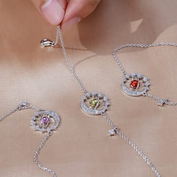 J'ADMIRE Platinum Over Sterling Silver Mars Bracelet