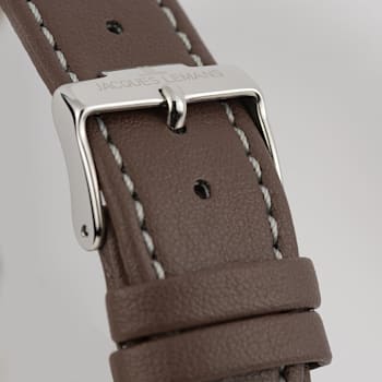 JACQUES LEMANS Eco Power Men's Watch w/Vegan Leather Band and Stainless
Strap, Chronograph 1-2115