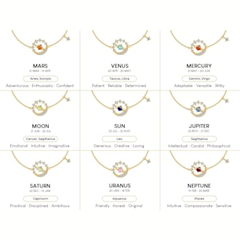 J'ADMIRE 14K Yellow Gold Over Sterling Silver Sun Bracelet