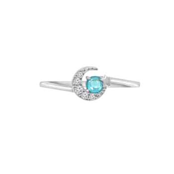 J'ADMIRE Platinum 950 Over Sterling Silver Mercury Ring