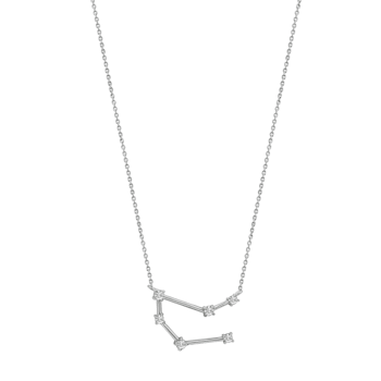 J'ADMIRE Gemini Zodiac Constellation Platinum 950 Over Sterling Silver
Pendant Necklace