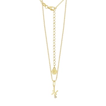 J'ADMIRE 14K Yellow Gold Over Sterling Silver Pisces Zodiac Pendant Necklace