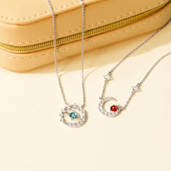 J'ADMIRE Galaxy Planet Uranus Necklace