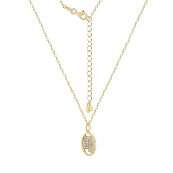 J'ADMIRE Sterling Silver Oval Zodiac Pendant Necklace