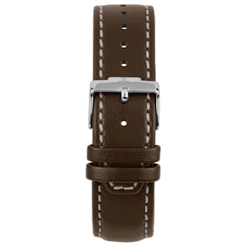JACQUES LEMANS Eco Power Men's Watch w/Vegan Leather Band and Stainless
Strap, Chronograph 1-2115