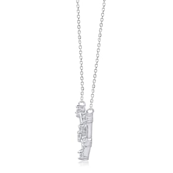J'ADMIRE Capricorn  Zodiac Constellation Platinum 950 Over Sterling
Silver Pendant Necklace