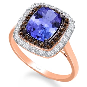 KALLATI Rose Gold "Renaissance" 2.40ctw Tanzanite &
Diamond Ring