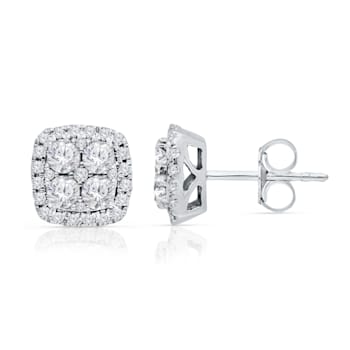 KALLATI White Gold "Eternal" 1.00ct  Diamond Earrings