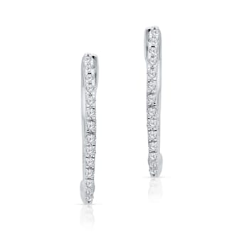 KALLATI White gold "Eternal" 0.10ct Diamond Earrings