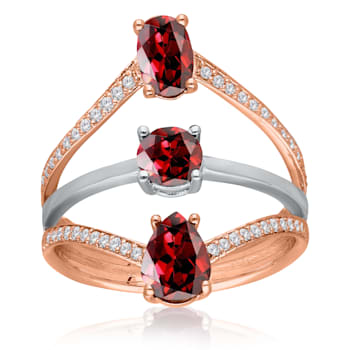 KALLATI Two-tone Gold "Heirloom" 1.60 ctw Ruby Ring