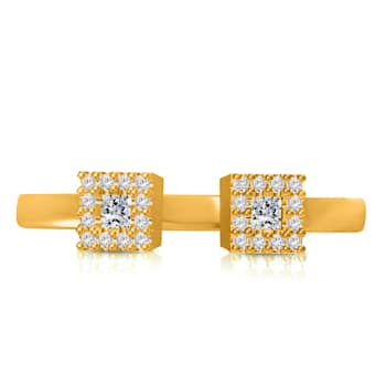 KALLATI Yellow Gold 0.25 ctw Diamond Ring