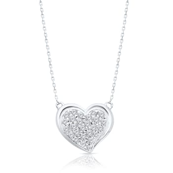 KALLATI White Gold "Eternal" 0.50ct Round White Diamond Necklace
