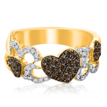 KALLATI Yellow Gold "Coco Kallati" 0.50ct Coco & White
Diamond Ring