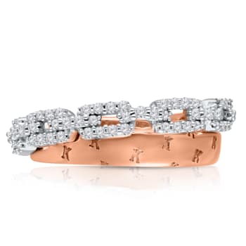 KALLATI Rose Gold "Eternal" 0.40 ctw Diamond Ring