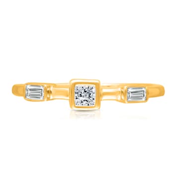 KALLATI Yellow Gold "Legendary" 0.25ct Diamond Ring