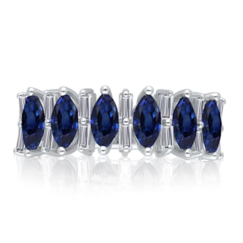 KALLATI White Gold "Heirloom" 2.45 ctw Sapphire Ring