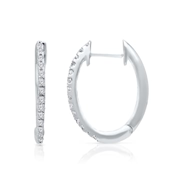 KALLATI White gold "Eternal" 0.10ct Diamond Earrings