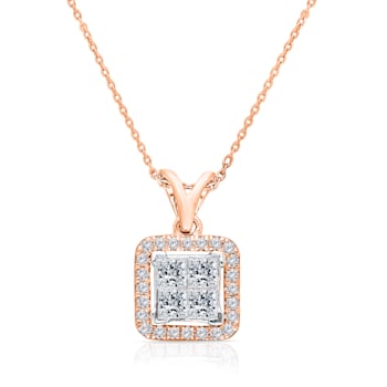 KALLATI Rose Gold "Legendary" 0.85ct Diamond Necklace