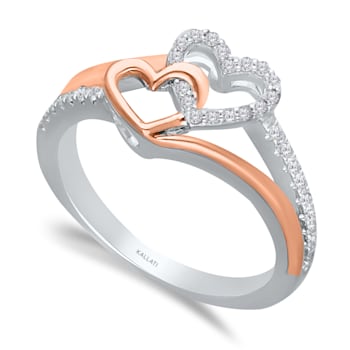 KALLATI White Gold "Eternal" 0.20ct Diamond Ring
