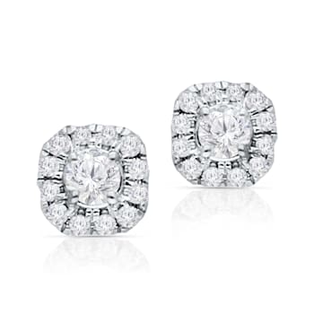 KALLATI White Gold "Eternal" 0.25ct Diamond Earrings