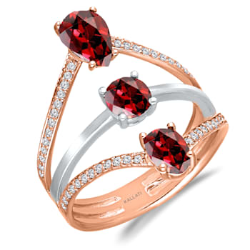 KALLATI Two-tone Gold "Heirloom" 1.60 ctw Ruby Ring
