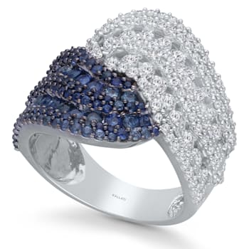 KALLATI White Gold "Heirloom" 3.25 ctw Sapphire and Diamond Ring