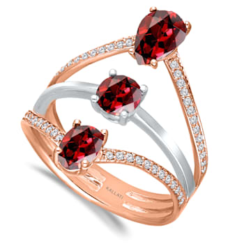 KALLATI Two-tone Gold "Heirloom" 1.60 ctw Ruby Ring