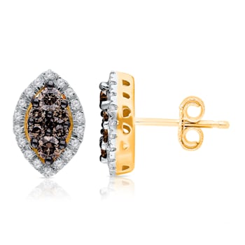 KALLATI  Yellow Gold "Coco Kallati" 0.55 ct Coco and White
Diamond Earrings