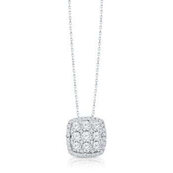 KALLATI White Gold "Princess Royale" 1.00ct Diamond Necklace
