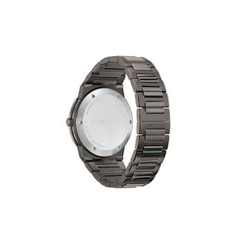 Ferragamo Infinity Sapphire Gunmetal Bracelet Mens Watch