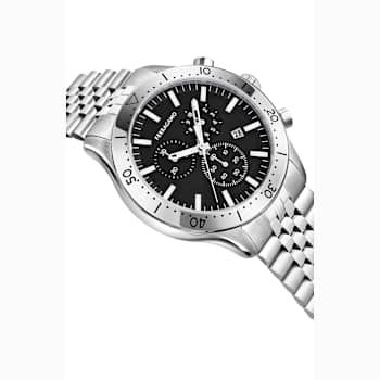 Ferragamo Master Chrono Stainless Steel Bracelet Watch