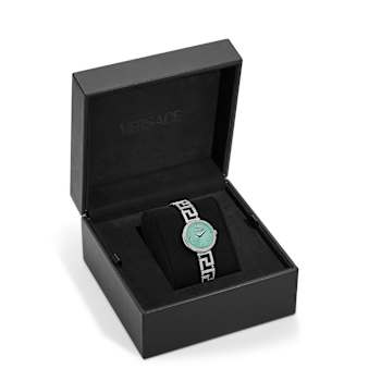 Greca Goddess Light Blue Dial Stainless Steel Bracelet Watch
